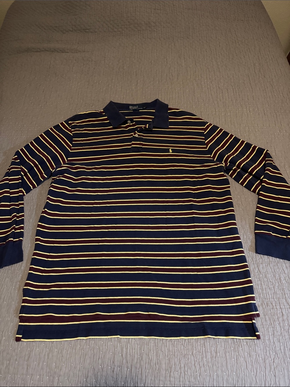 Polo Ralph Lauren Striped Long Sleeve Polo Shirt